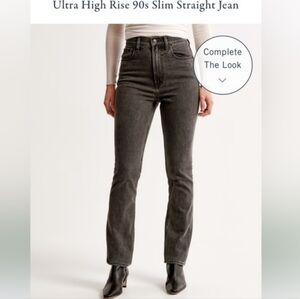Abercrombie Ultra High Rise Slim Straight jean Size 29